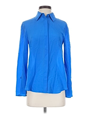 Club Monaco Long Sleeve Silk Top (view 1)