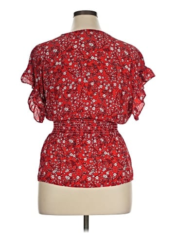Max Studio Short Sleeve Blouse (view 2)