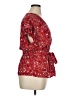 Max Studio Red Short Sleeve Blouse Size XL - photo 4