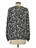 Ann Taylor LOFT 100% Rayon Black Long Sleeve Blouse Size S - photo 2