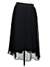 DKNY 100% Polyester Solid Black Formal Skirt Size M - photo 2