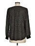 Monday Fun 100% Polyester Black Long Sleeve Blouse Size M - photo 2