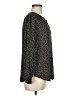 Monday Fun 100% Polyester Black Long Sleeve Blouse Size M - photo 4