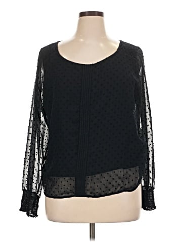 LC Lauren Conrad Long Sleeve Blouse (view 1)