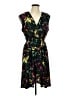 BCBGMAXAZRIA Tropical Black Cocktail Dress Size L - photo 1