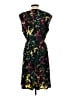 BCBGMAXAZRIA Tropical Black Cocktail Dress Size L - photo 2