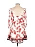 Blue Rain 100% Polyester Floral White Casual Dress Size XS - photo 2