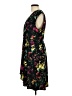 BCBGMAXAZRIA Tropical Black Cocktail Dress Size L - photo 5