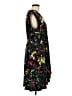 BCBGMAXAZRIA Tropical Black Cocktail Dress Size L - photo 4
