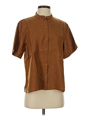 Eileen Fisher Short Sleeve Blouse (view 1)