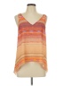 Veronica M. 100% Polyester Orange Sleeveless Blouse Size L - photo 1