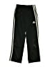 Adidas 100% Polyester Black Track Pants Size 8 - photo 1