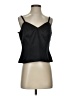 R&M Richards 100% Polyester Black Sleeveless Top Size 6 Petite - photo 1