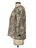 Neiman Marcus Animal Print Tan 3/4 Sleeve Blouse Size S - photo 5