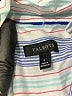 Talbots 100% Cotton Stripes Blue Long Sleeve Button-Down Shirt Size L - photo 7