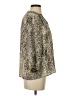 Neiman Marcus Animal Print Tan 3/4 Sleeve Blouse Size S - photo 4
