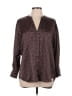 Sanctuary 100% Polyester Brown Long Sleeve Blouse Size L - photo 1