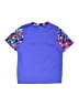 Speedo 100% Polyester Color Block Purple Short Sleeve T-Shirt Size 16 - photo 2