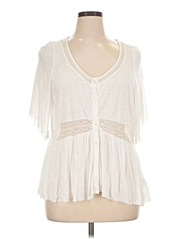 American Eagle Outfitters 3/4 Sleeve Blouse (view 1)