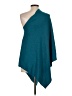 Eileen Fisher Teal Poncho Size S - photo 2