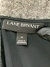 Lane Bryant 100% Polyester Black Sleeveless Blouse Size 14 - photo 7