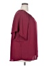 Unbranded 100% Polyester Burgundy Short Sleeve Blouse Size 3X - photo 4