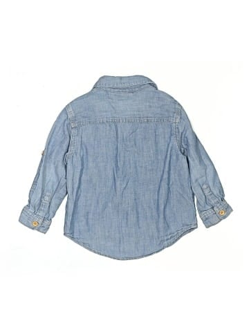 Genuine Kids from Oshkosh Long Sleeve Button-Down Shirt (view 2)