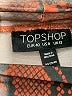 Topshop Red Long Sleeve Blouse Size 8 - photo 4