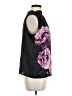Calvin Klein 100% Polyester Black Sleeveless Blouse Size M - photo 4