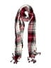Unbranded Plaid Burgundy Scarf One size - photo 1