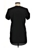 Diane von Furstenberg 100% Polyester Black Short Sleeve Top Size 8 - photo 2