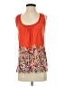 Akemi + Kin Orange Sleeveless Blouse Size XS - photo 1
