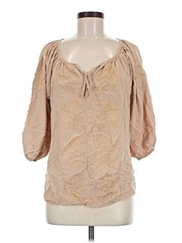 Solitaire 3/4 Sleeve Blouse (view 1)