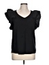 Chico's Black Short Sleeve Top Size L - photo 1