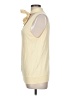 Ann Taylor LOFT Yellow Ivory Sleeveless Top Size L - photo 5