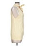 Ann Taylor LOFT Yellow Ivory Sleeveless Top Size L - photo 4