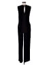 Worth New York Solid Black Jumpsuit Size 8 - photo 2