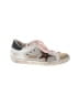 Golden Goose 100% Leather Silver White Sneakers Size EU 37 - photo 1
