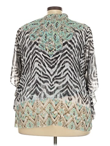 JM Collection 3/4 Sleeve Blouse (view 2)