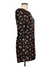 Element 100% Rayon Print Black Casual Dress Size 10 - photo 4