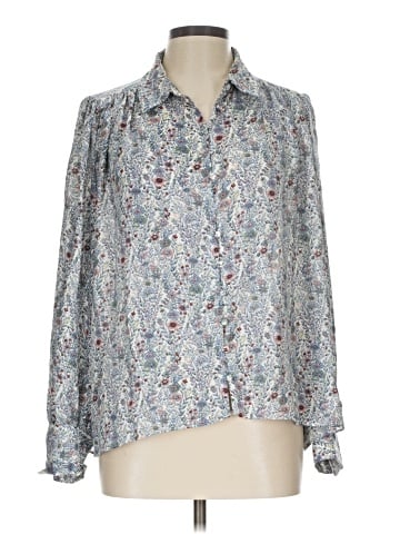 Rose + Olive Long Sleeve Blouse (view 1)