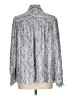 Rose + Olive 100% Polyester Floral Gray Long Sleeve Blouse Size L - photo 2