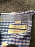 Barbour 100% Cotton Checkered-gingham Blue Long Sleeve Button-Down Shirt Size 8 - photo 7