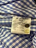 Barbour 100% Cotton Checkered-gingham Blue Long Sleeve Button-Down Shirt Size 8 - photo 8