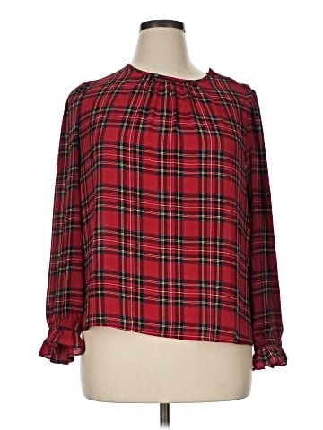 J.Crew Factory Store Long Sleeve Blouse (view 1)
