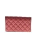 Chanel 100% Leather Burgundy Leather Quilted Wallet One size - photo 2