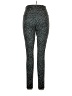 Glyder Polka Dots Black Green Leggings Size XL - photo 2