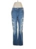 Miss Me 100% Cotton Hearts Blue Jeans Size 28 waist - photo 1