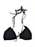 Sauvage Solid Black Swimsuit Top Size L - photo 1