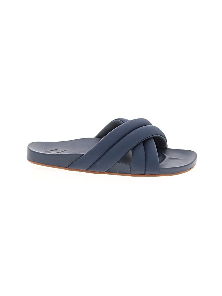 Pre-owned Olukai Sandals In Blue